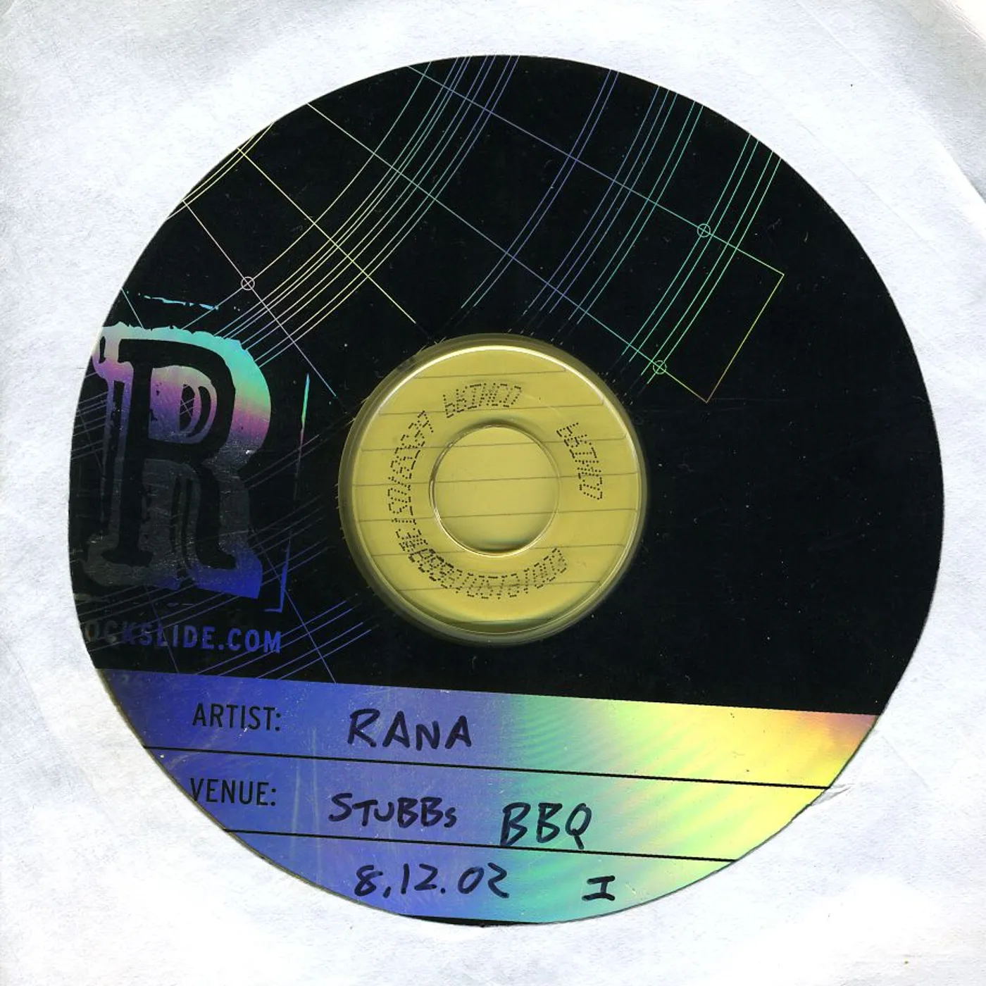 Rana STUBBS BBQ-AUSTIN TEXAS-8/12/02 CD