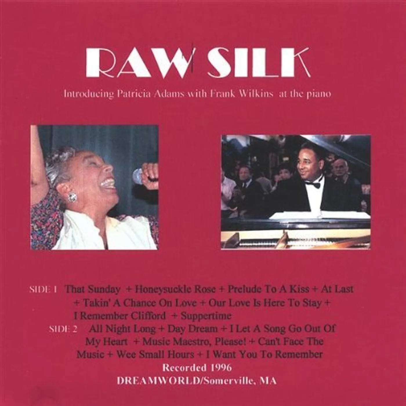 Patricia Adams RAW SILK CD