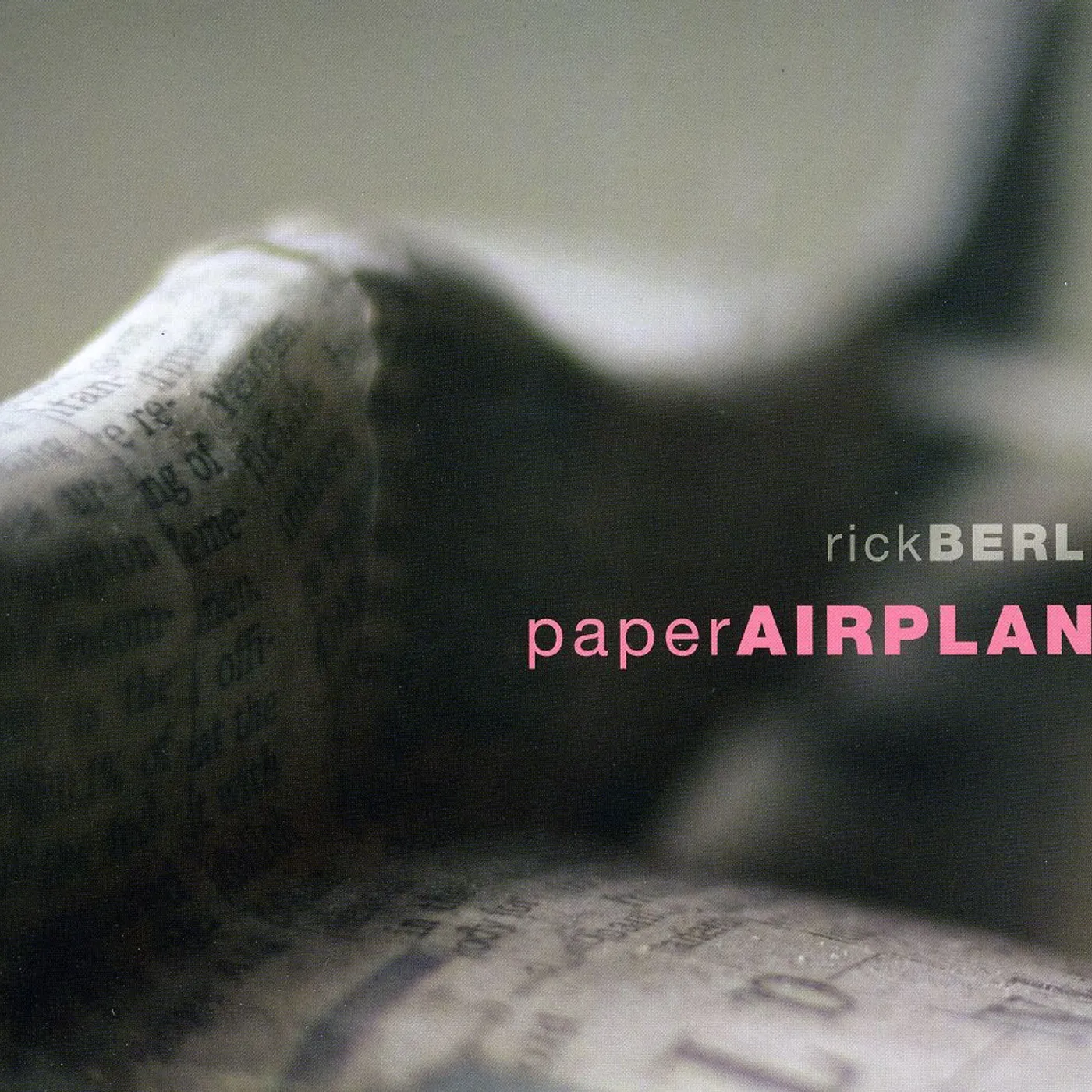 Rick Berlin PAPER AIRPLANE CD