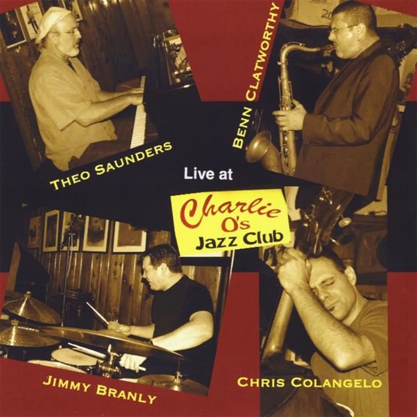 Theo Saunders LIVE AT CHARLIE O'S CD