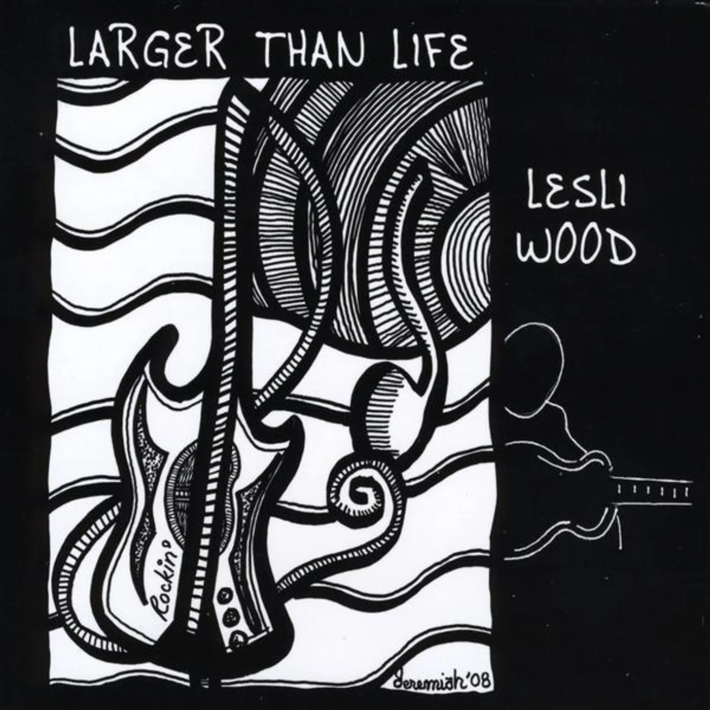 Lesli Wood LARGER THAN LIFE CD
