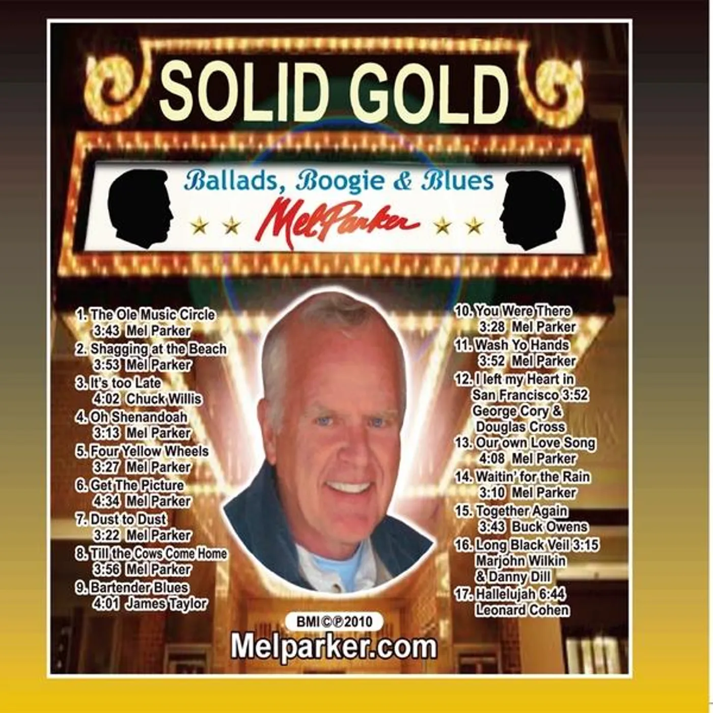 Mel Parker BALLADS BOOGIE & BLUES CD