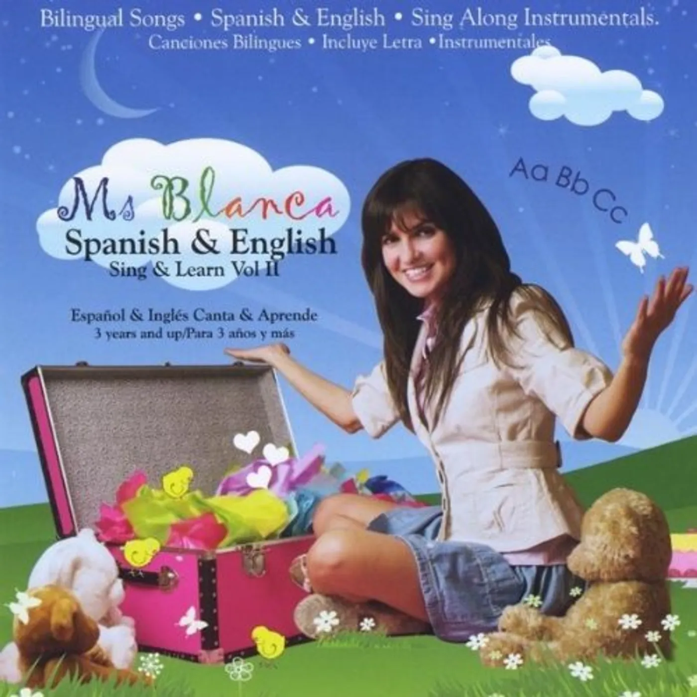Ms Blanca SPANISH & ENGLISH SING & LEARN 2 CD