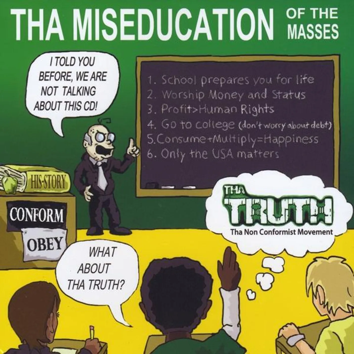 Tha Truth THA MISEDUCATION OF THE MASSES CD