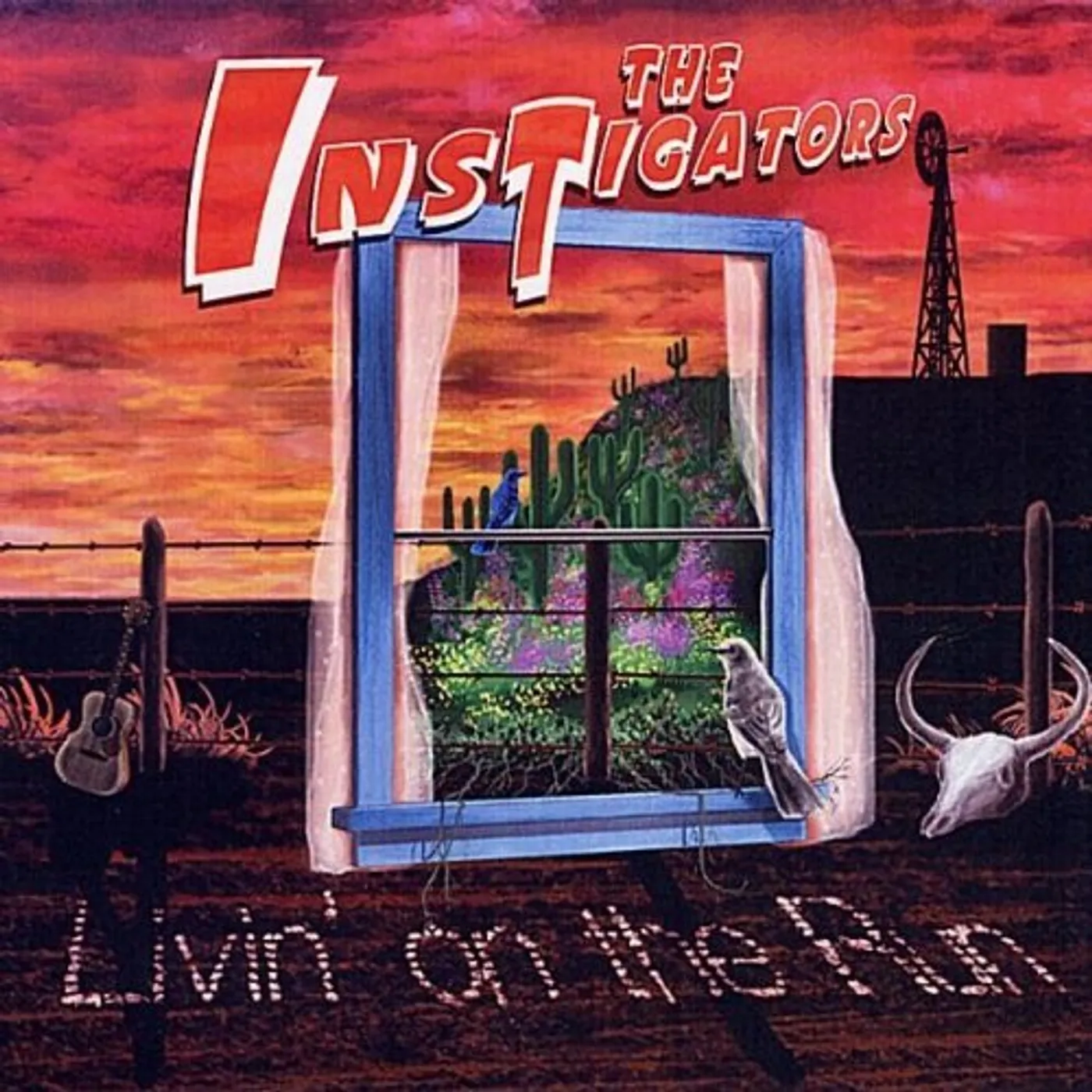 Instigators LIVIN' ON THE RUN CD