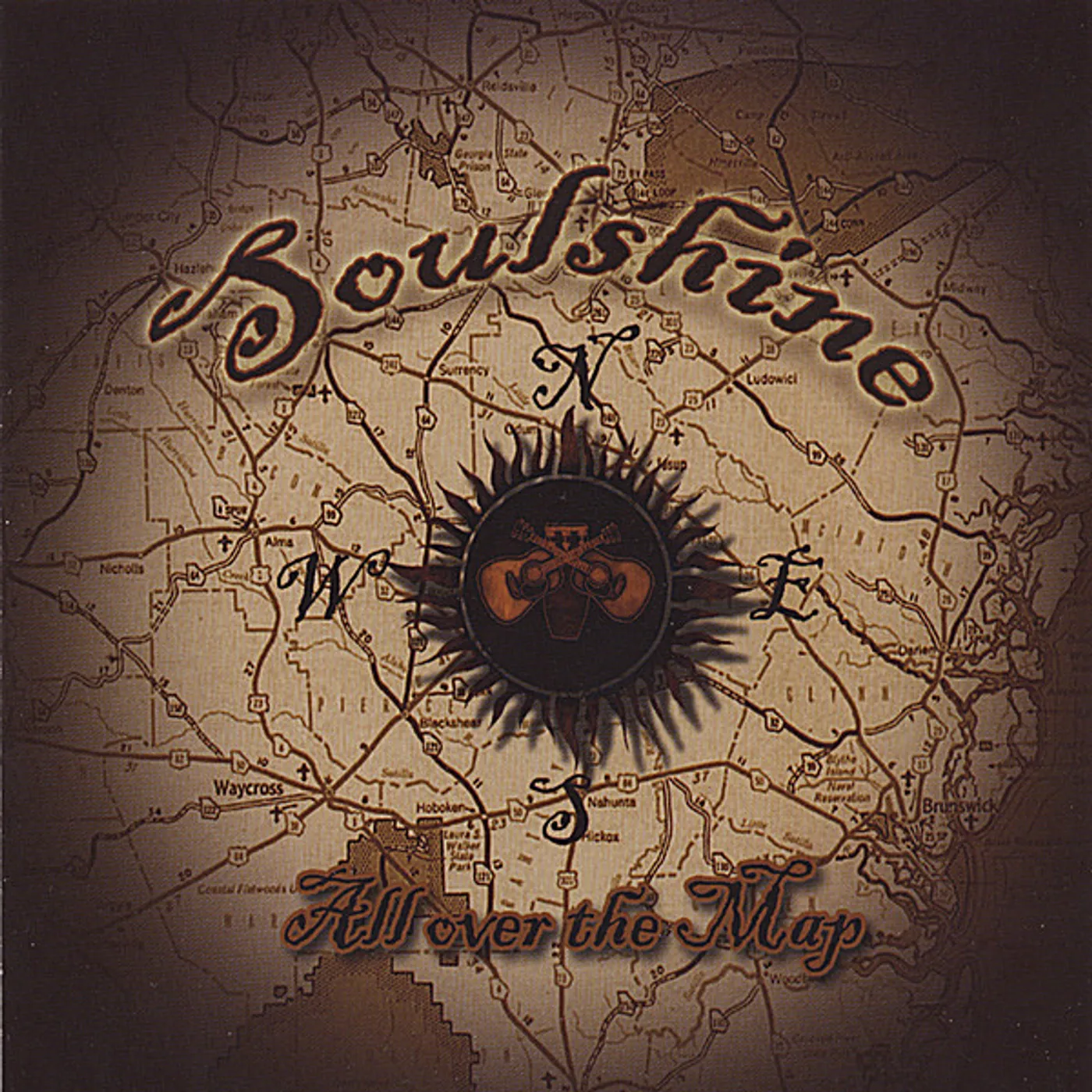 Soulshine ALL OVER THE MAP CD