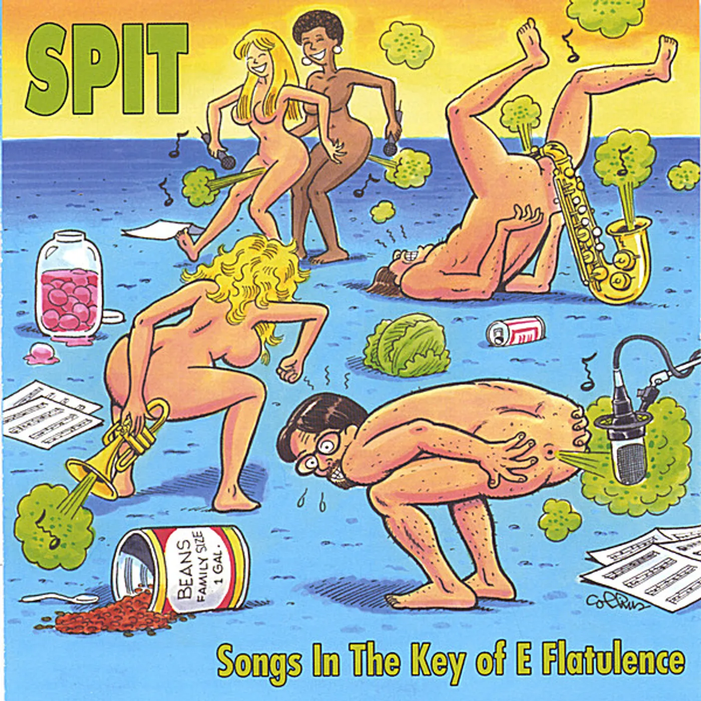 Spit SONGS IN THE KEY OF E FLATULENCE CD