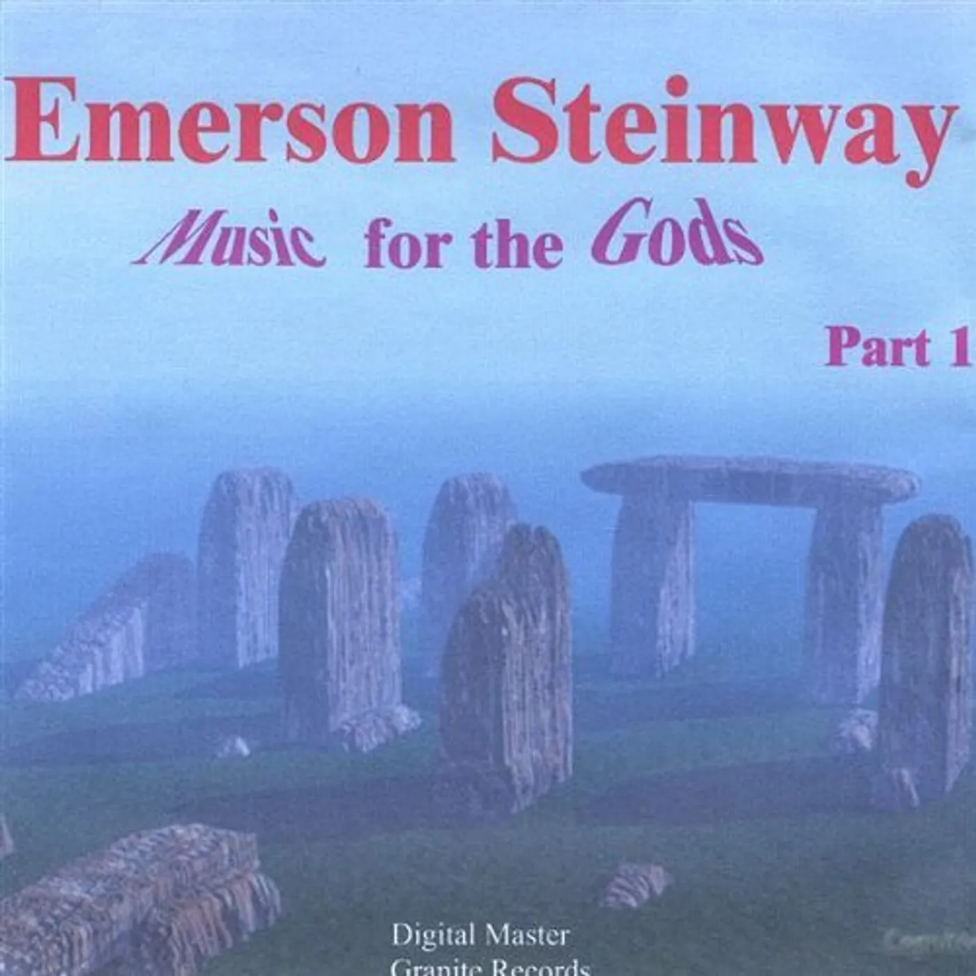 Emerson Steinway MUSIC FOR THE GODS PT. 1 OF THE TRILOGY CD