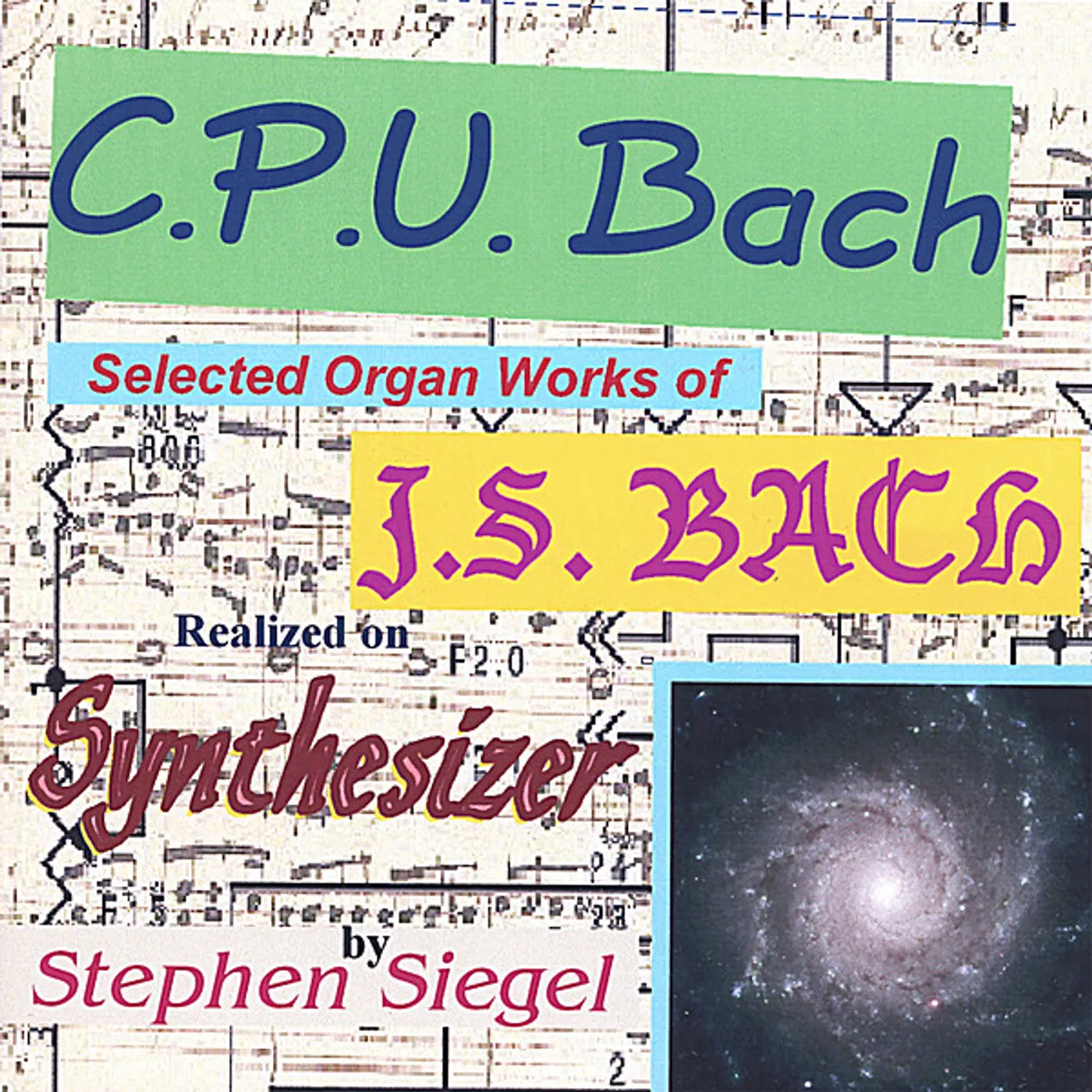 Stephen Siegel CPU BACH CD