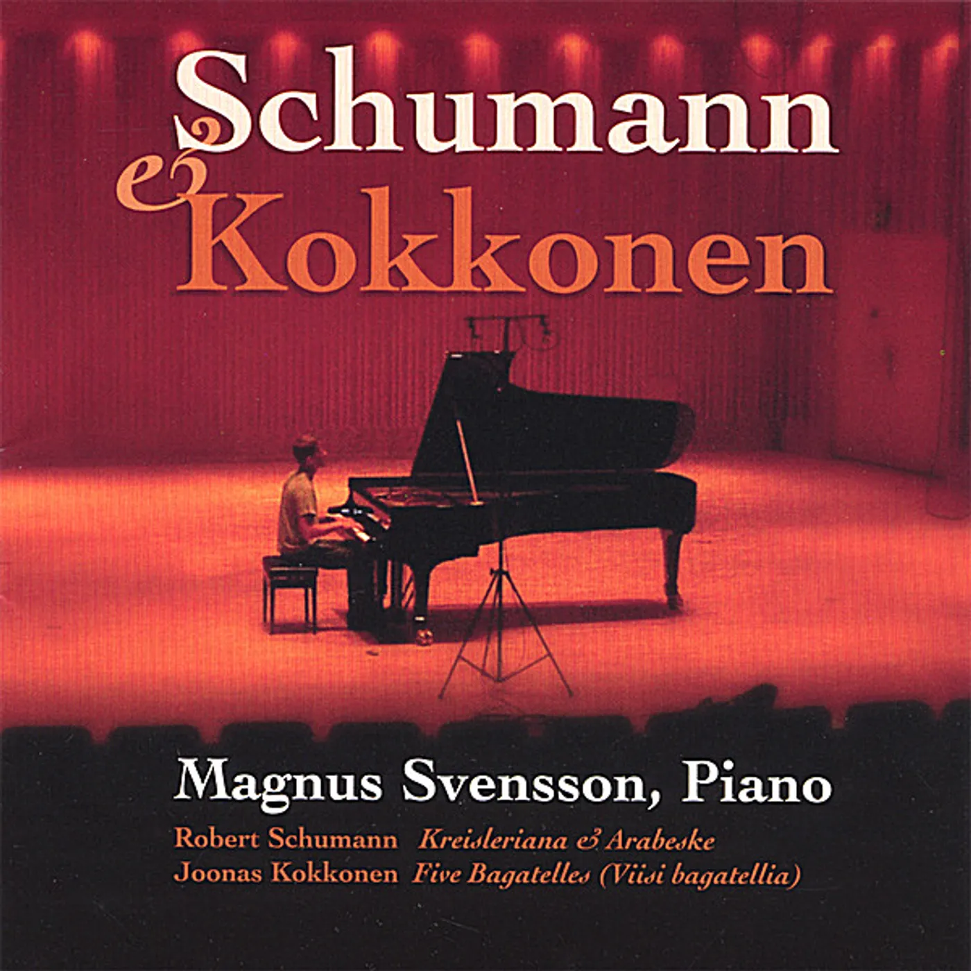 SCHUMANN & KOKKONEN-MAGNUS SVENSSON PIANO CD