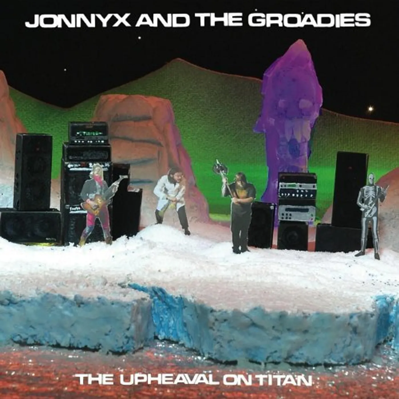 Jonnyx and the Groadies UPHEAVAL ON TITAN Vinyl Record