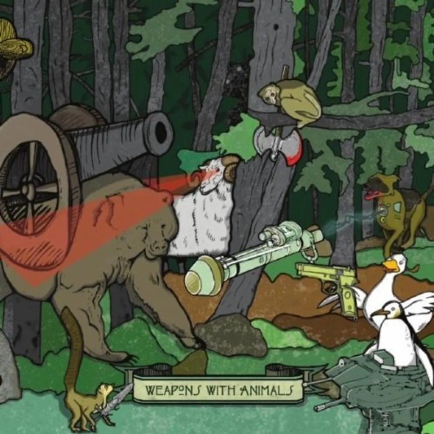 Highland Pines WEAPONS WITH ANIMALS CD