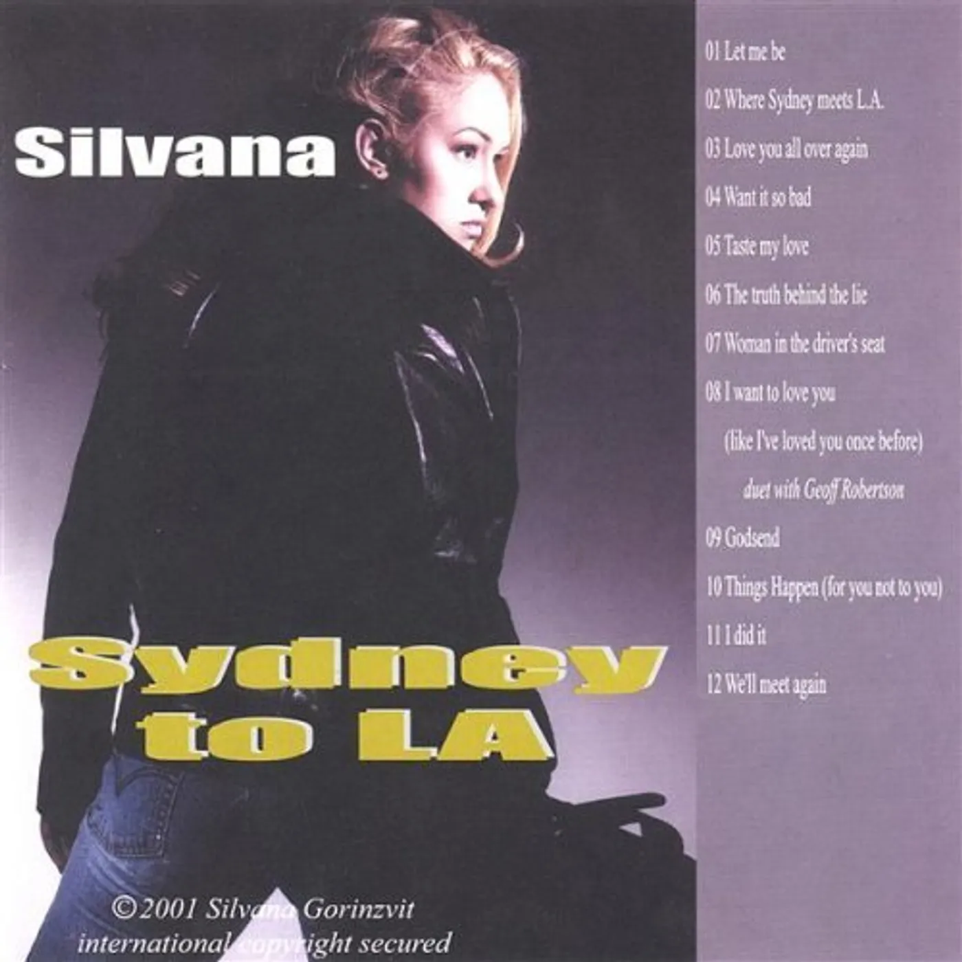 Silvana SYDNEY TO L.A. CD