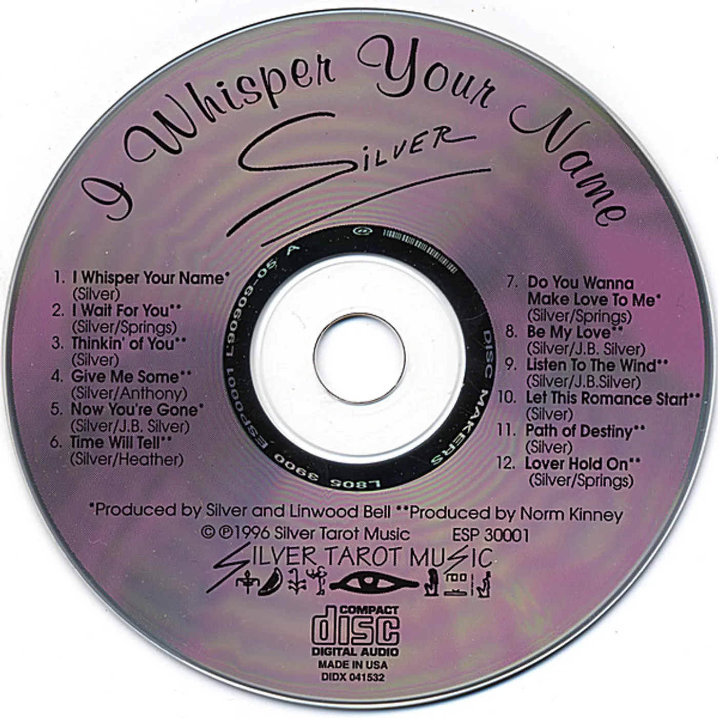 Elle Silver I WHISPER YOUR NAME CD