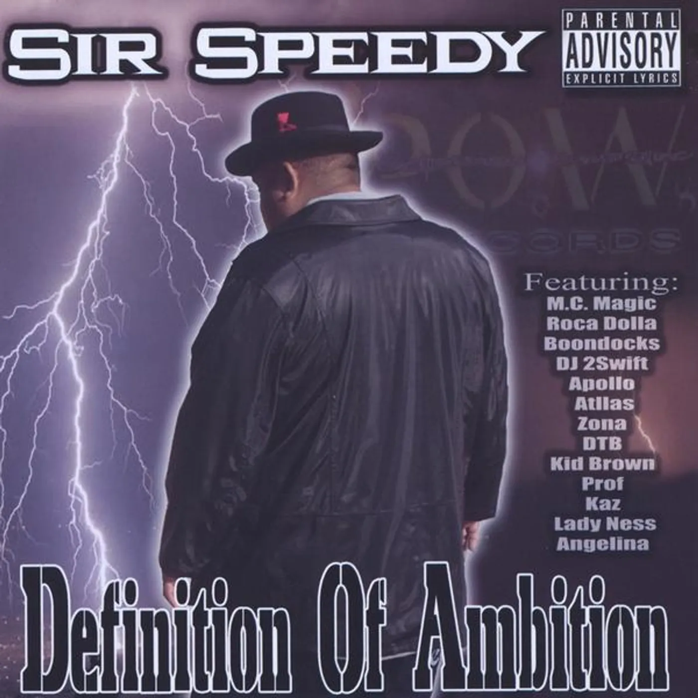 Sir Speedy DEFINITION OF AMBITION CD