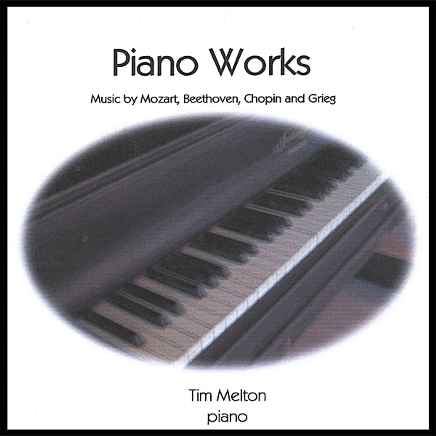 Tim Melton PIANO WORKS CD