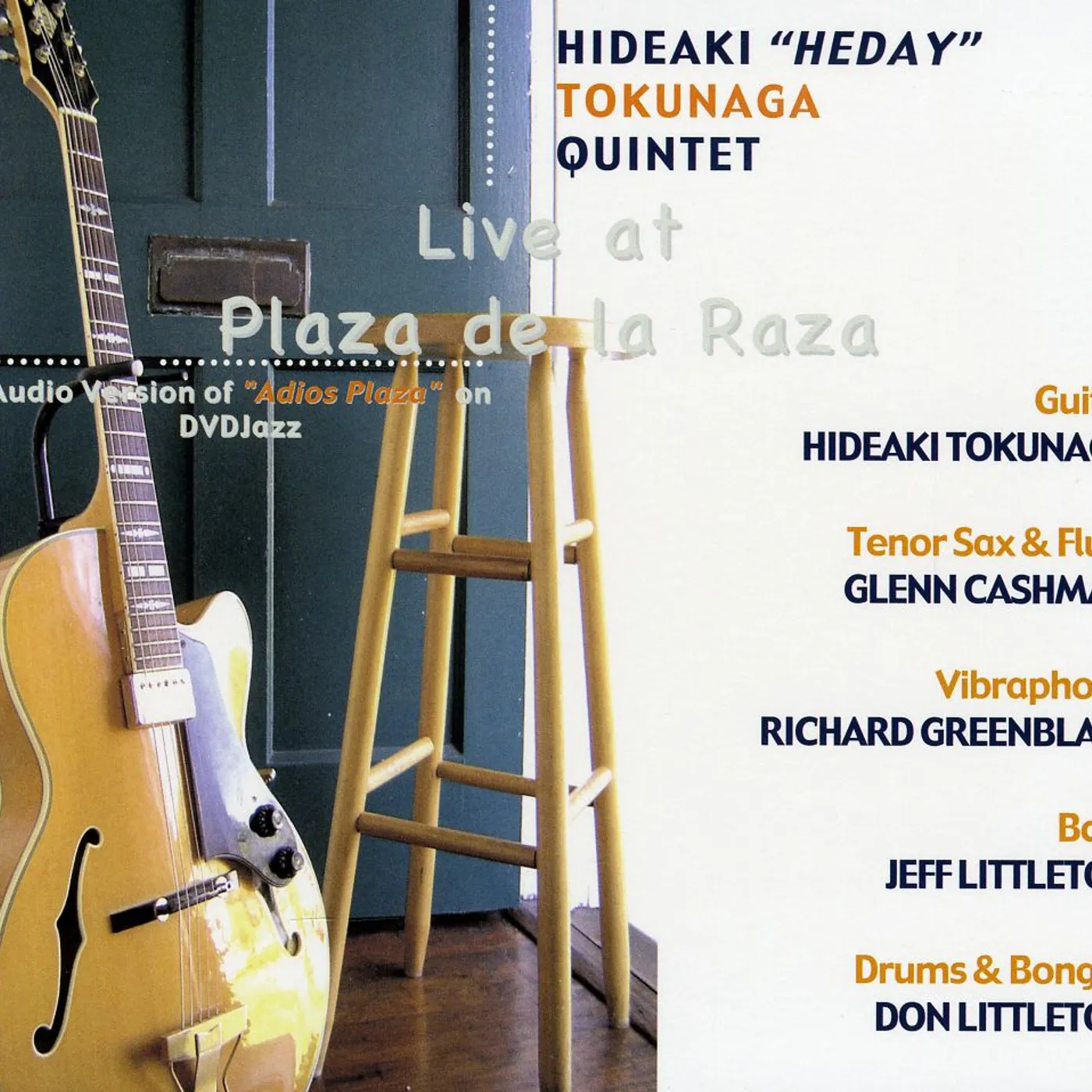 Hideaki Tokunaga LIVE AT PLAZA DE LA RAZA CD