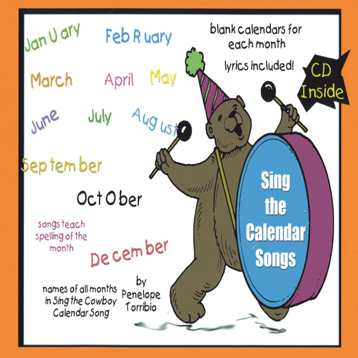 Penelope Torribio SING THE CALENDAR SONGS CD