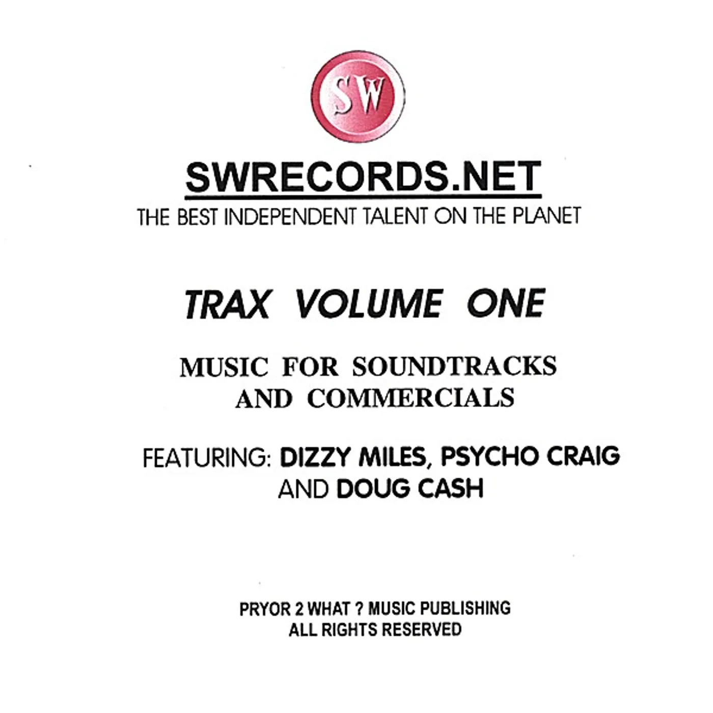Swrecords.net TRAX 1 CD