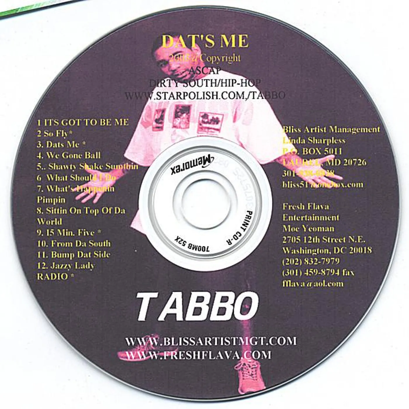 Tabbo DAT'S ME CD