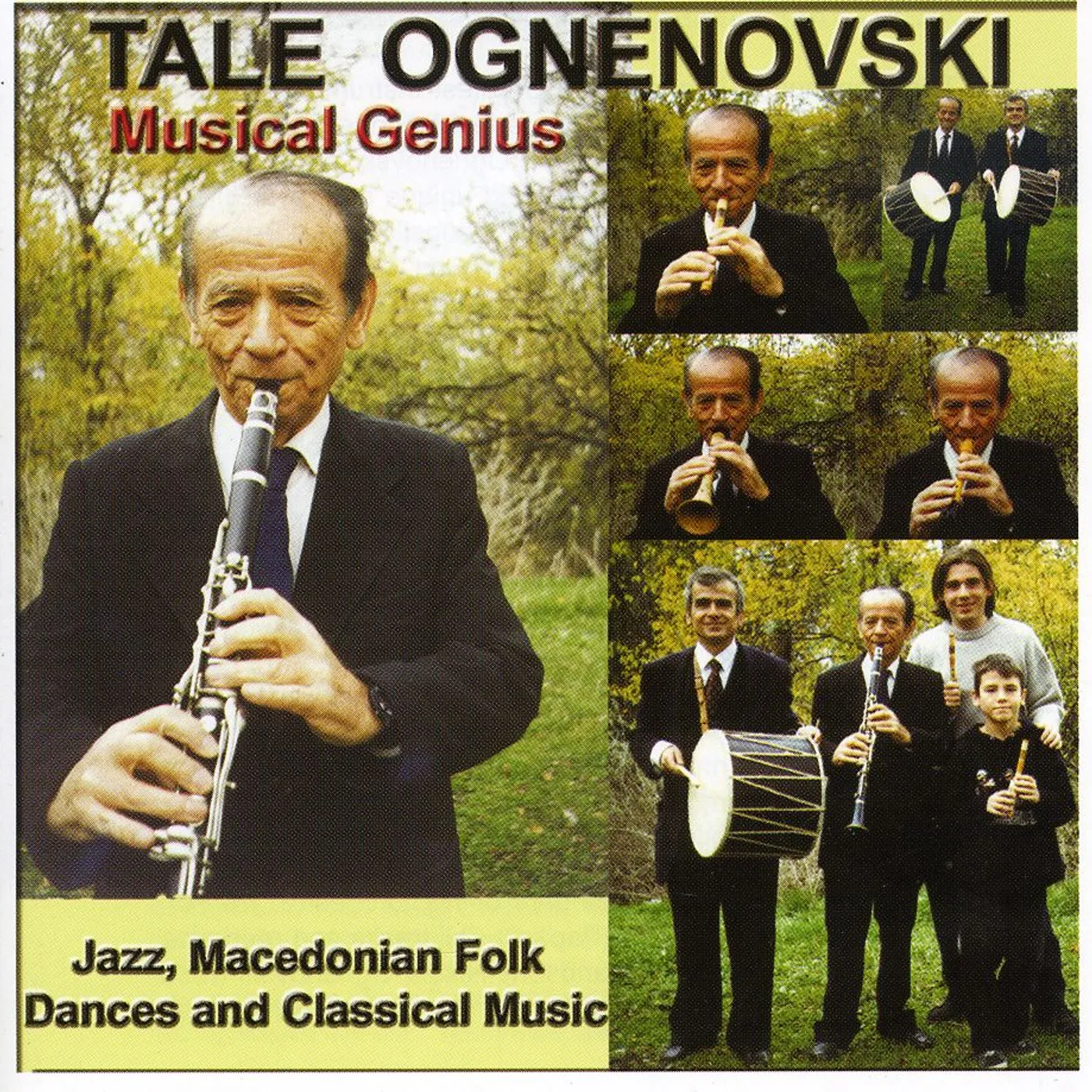 Tale Ognenovski JAZZ MACEDONIAN FOLK DANCES & CLASSICAL MUSIC CD