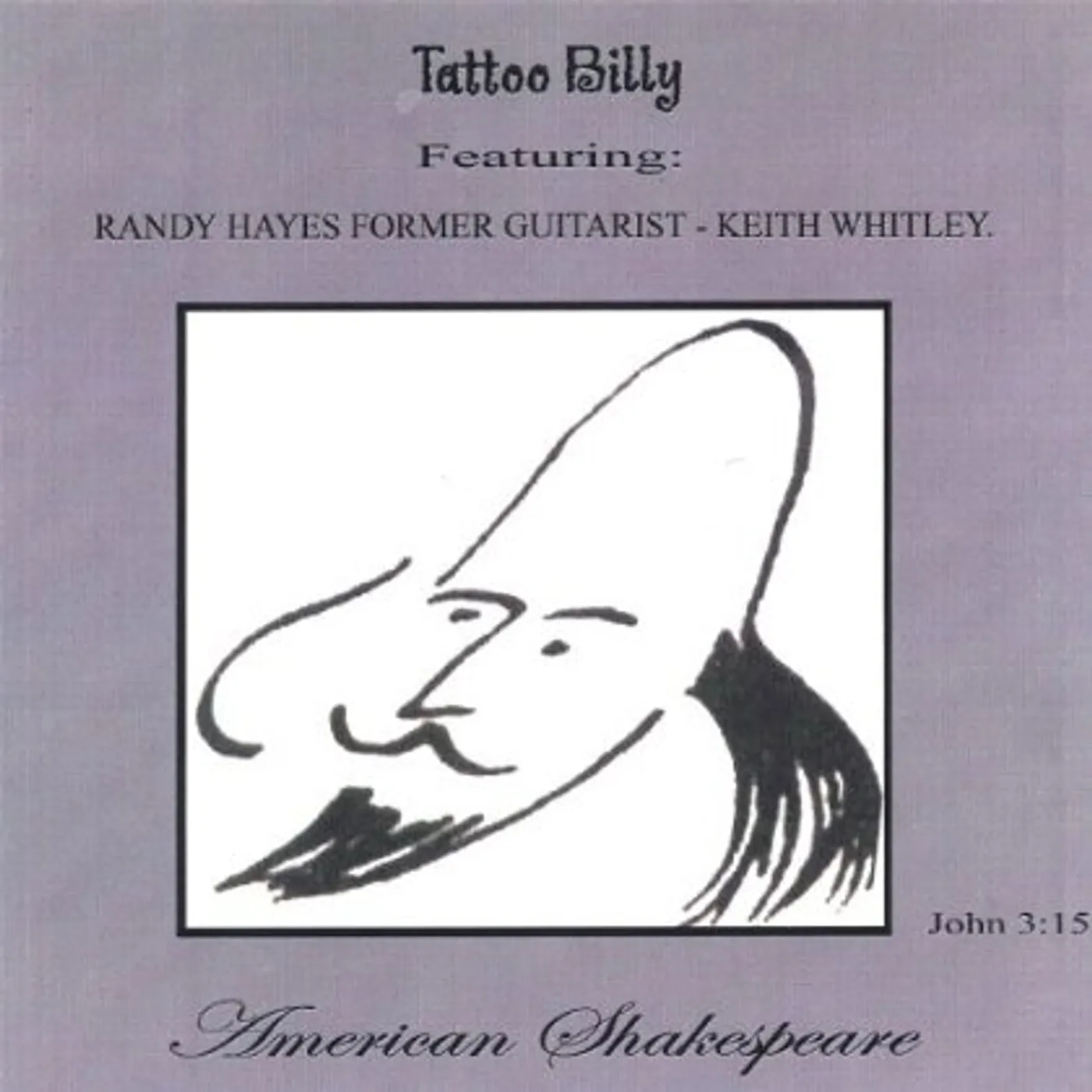 Tattoo Billy AMERICAN SHAKESPEARE CD