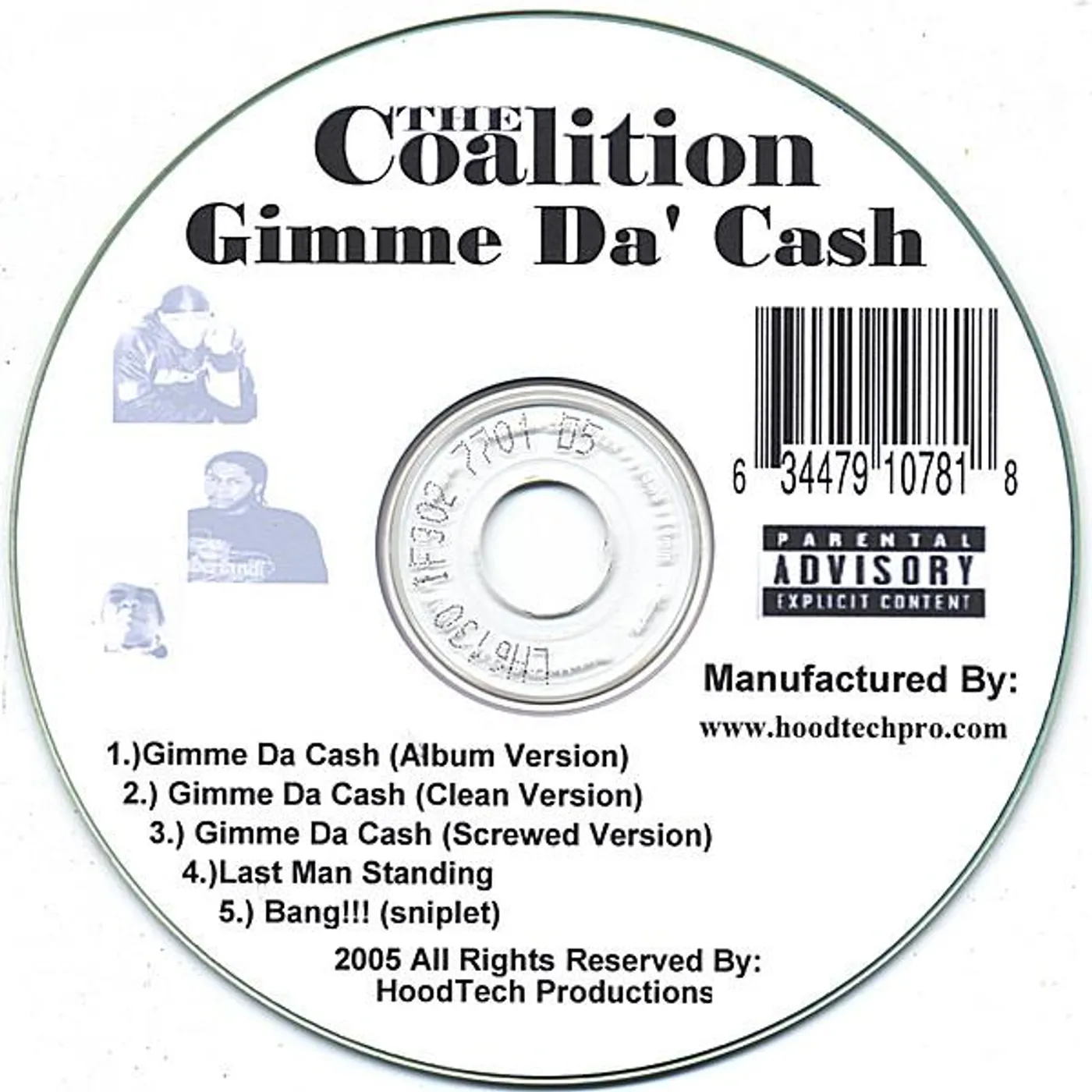 Coalition GIMME DA CASH CD