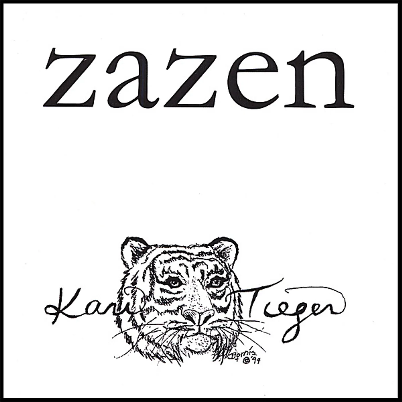 Kari Tieger ZAZEN CD