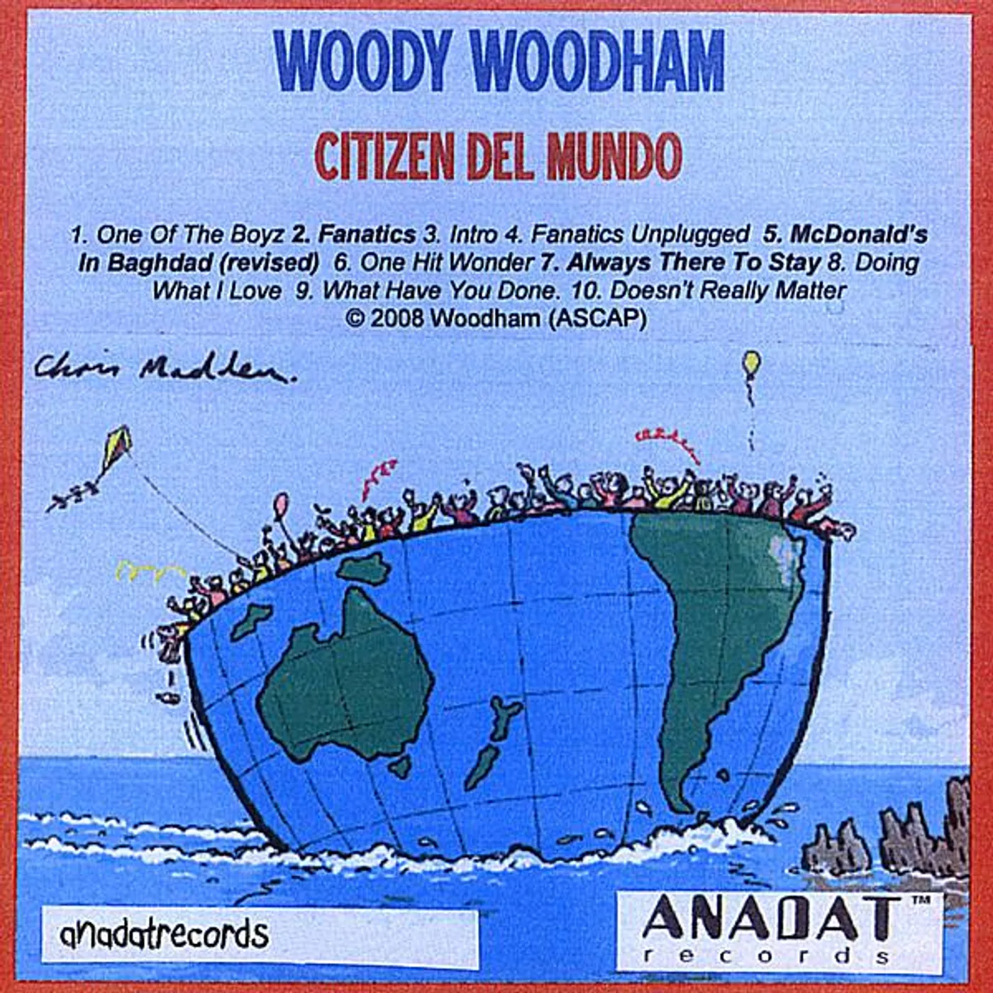 Woody Woodham CITIZEN DEL MUNDO CD