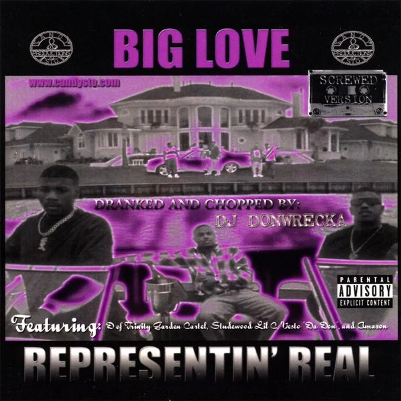Big Love REPRESENTIN' REAL SCREWED CD
