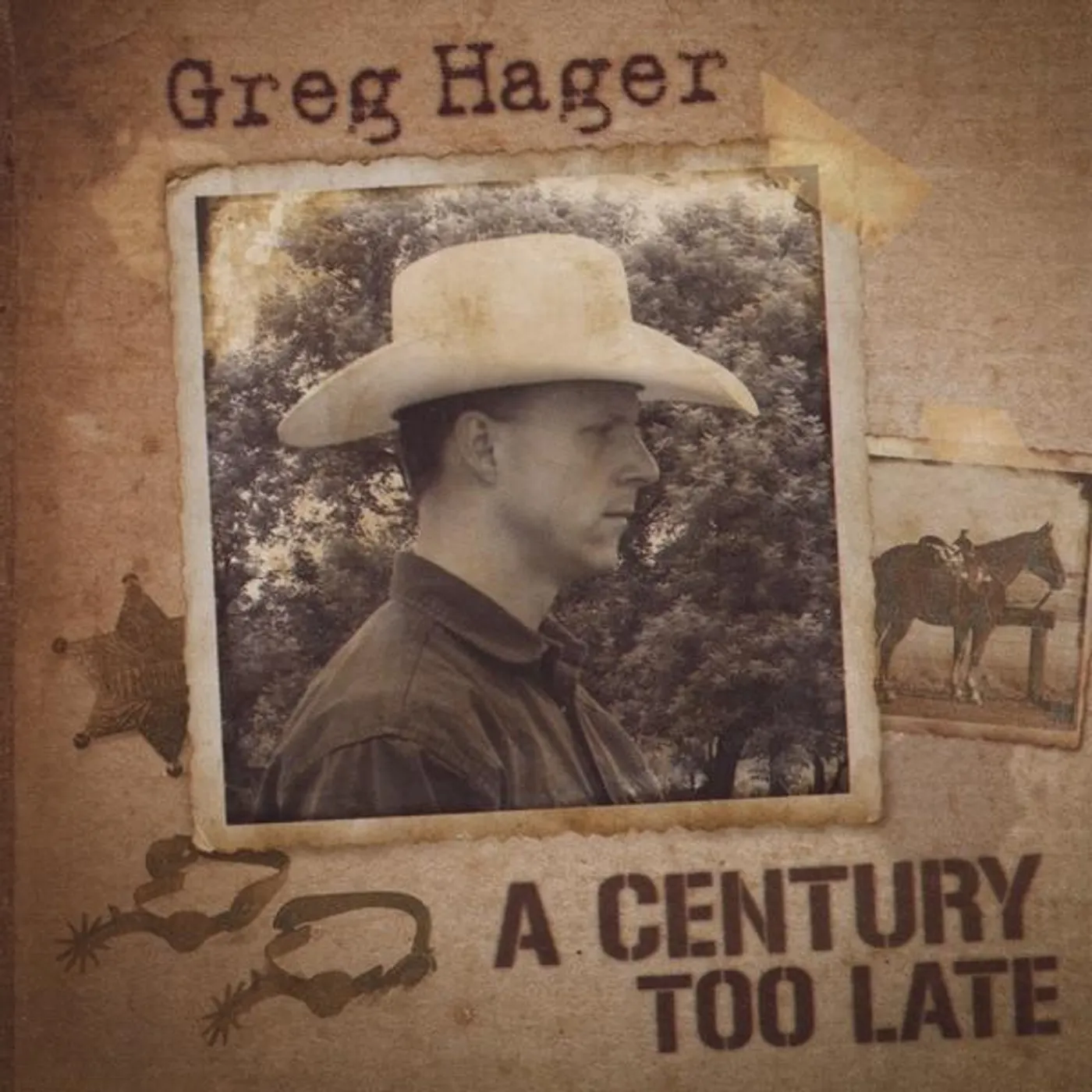 Greg Hager CENTURY TOO LATE CD