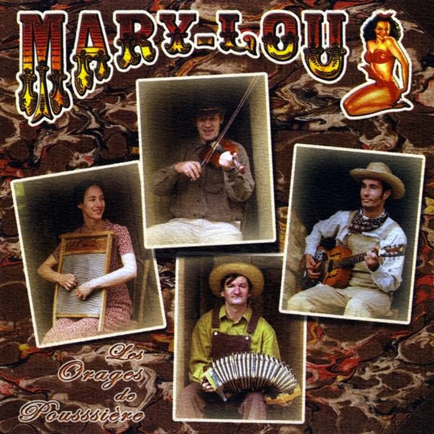Mary-Lou LES ORAGES DE POUSSIARE CD