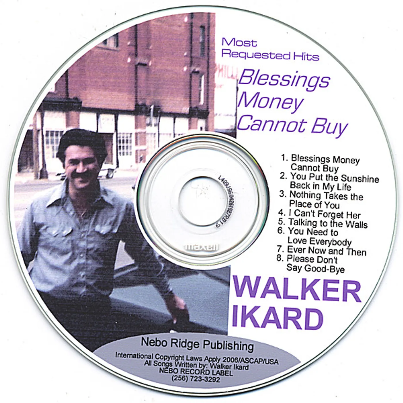 Walker Ikard BLESSINGS MONEY CANNOT BUY CD