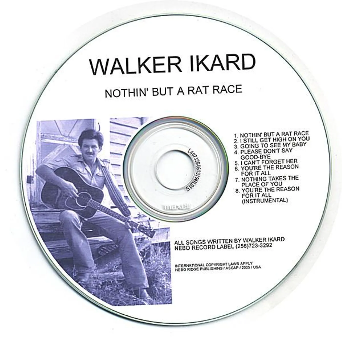 Walker Ikard NOTHIN' BUT A RAT RACE CD