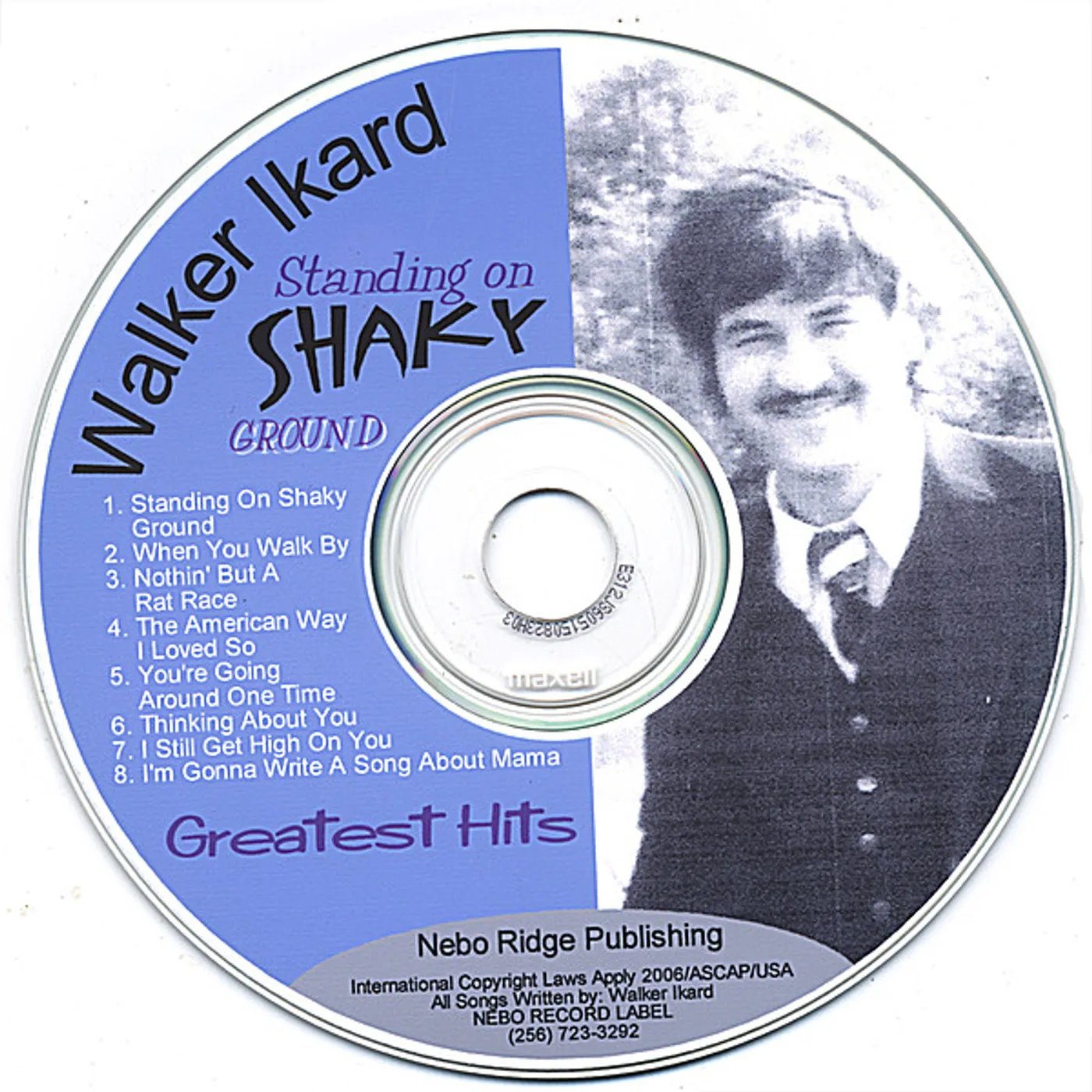 Walker Ikard STANDING ON SHAKY GROUND CD