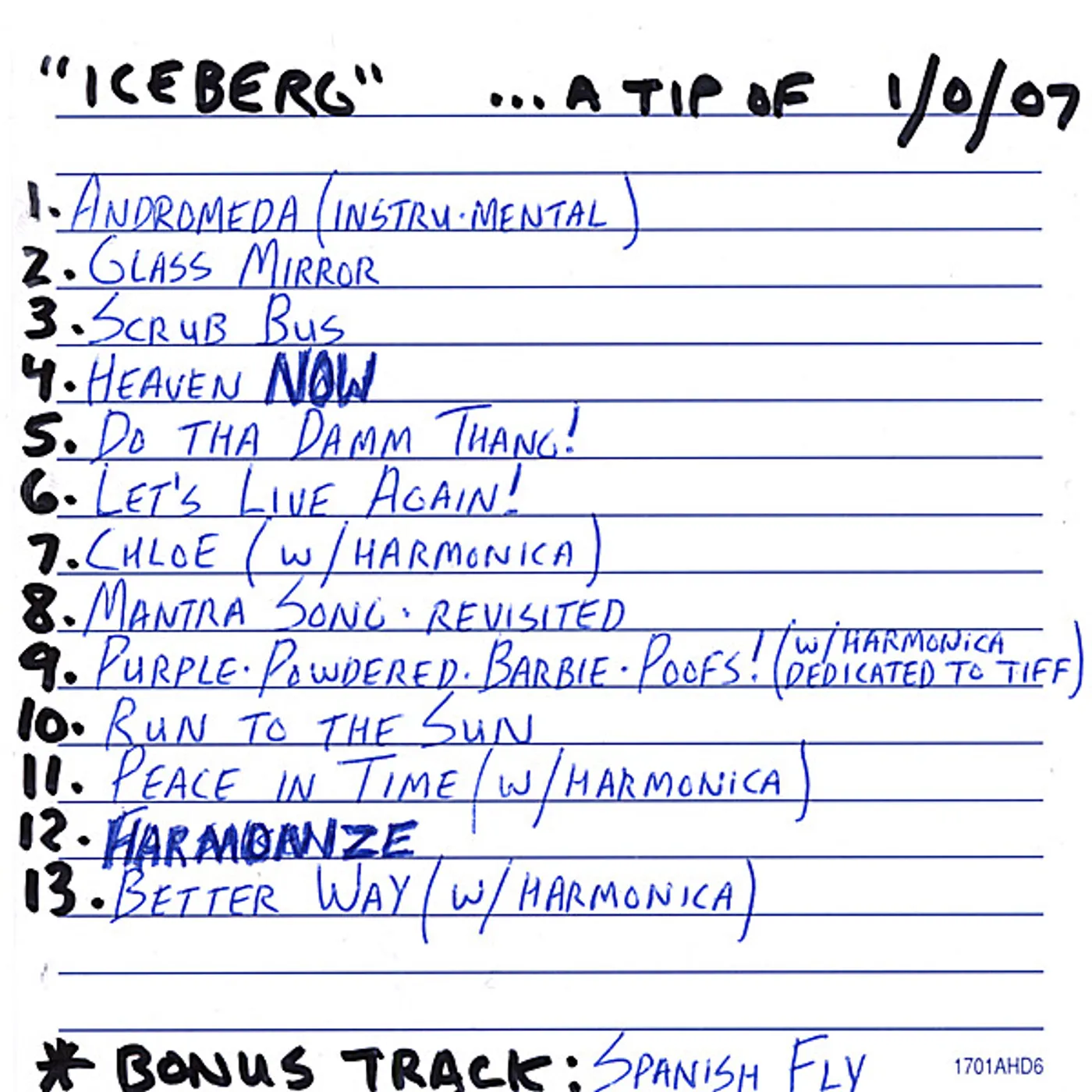 Water ICEBERG A TIP OF CD