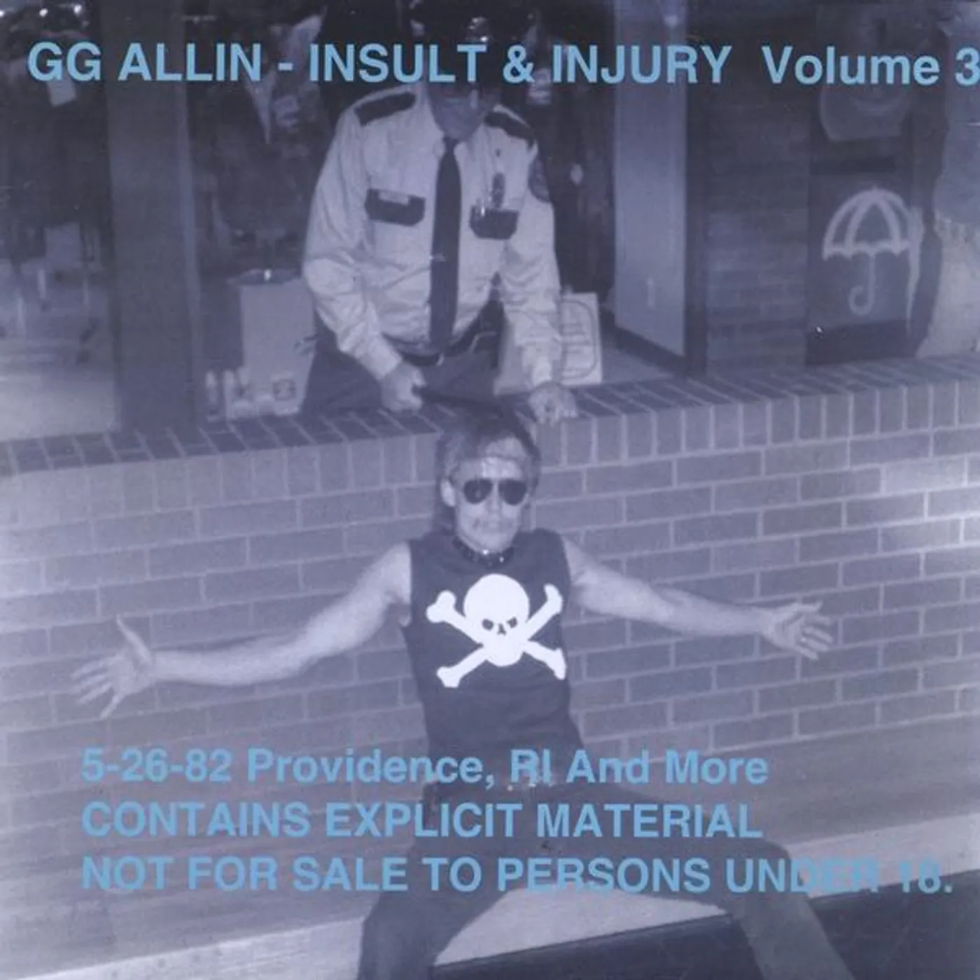 GG Allin INSULT & INJURY 3 CD