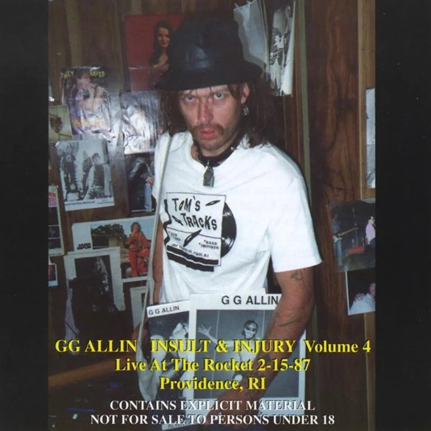 GG Allin INSULT & INJURY 4 CD