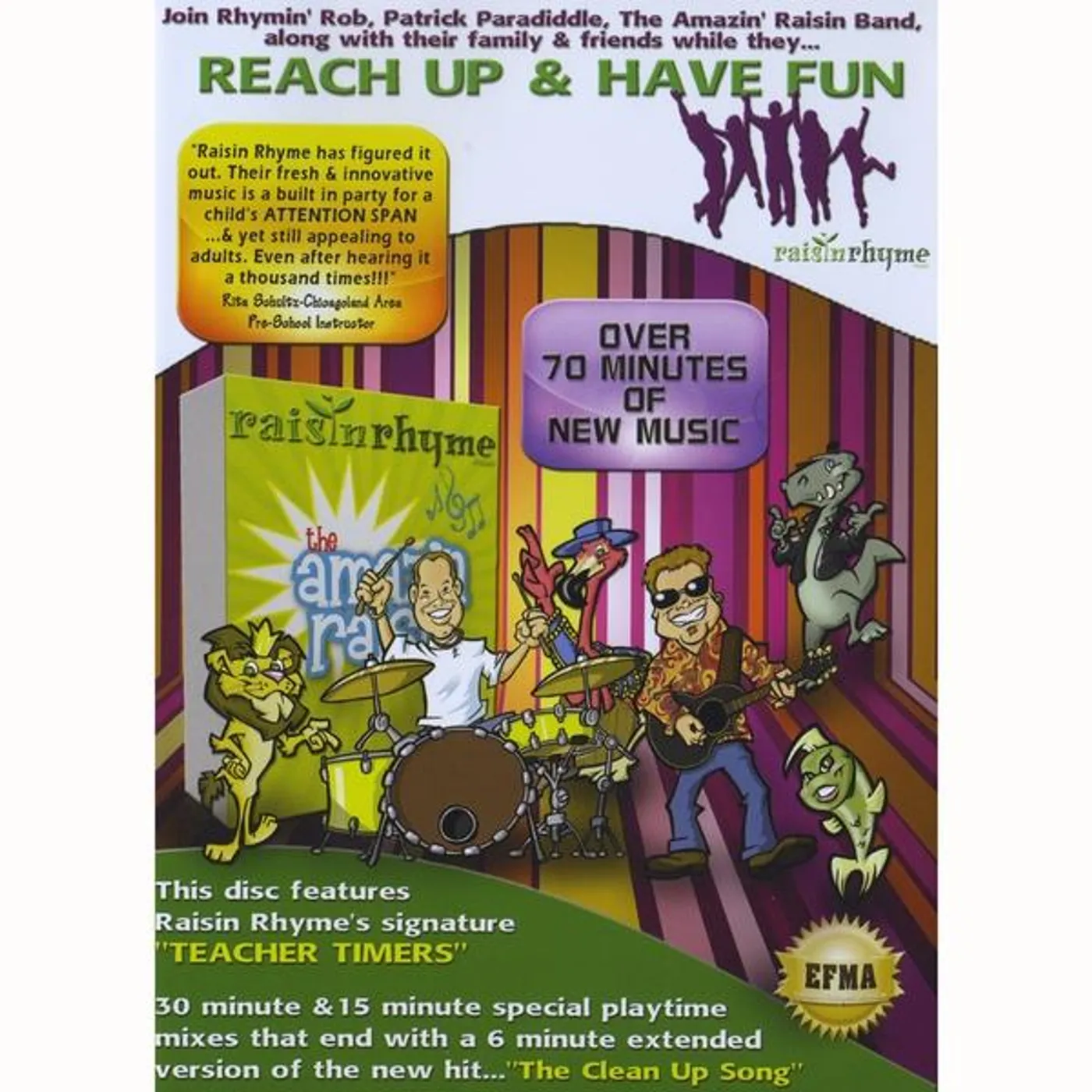 Raisin Rhyme REACH UP & HAVE FUN CD