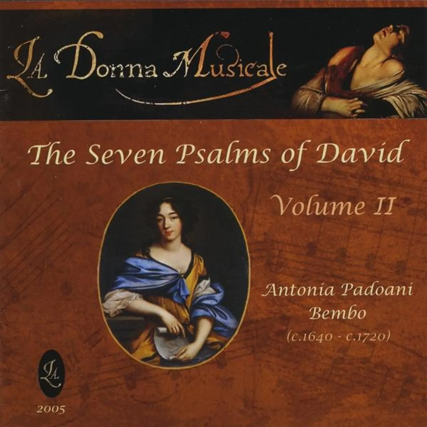La Donna Musicale ANTONIA BEMBO'S THE SEVEN PSALMS OF DAVID VOL. 2 CD