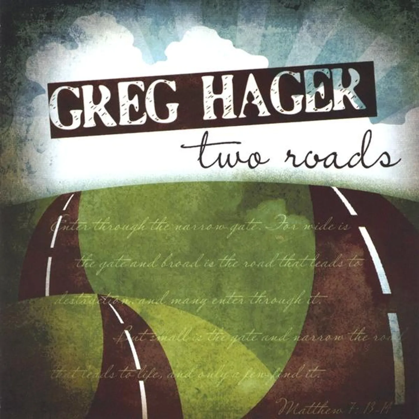 Greg Hager TWO ROADS CD