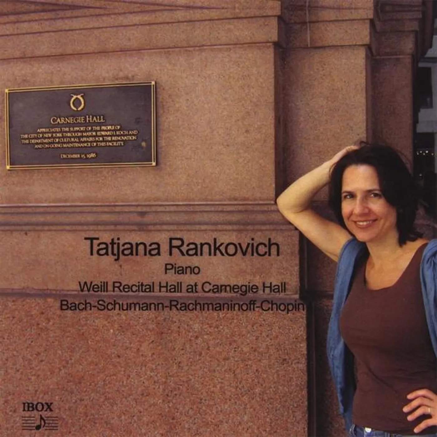 Tatjana Rankovich CARNEGIE HALL CD