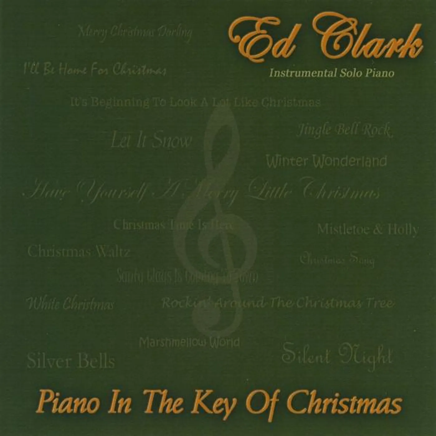 Ed Clark PIANO IN THE KEY OF CHRISTMAS CD