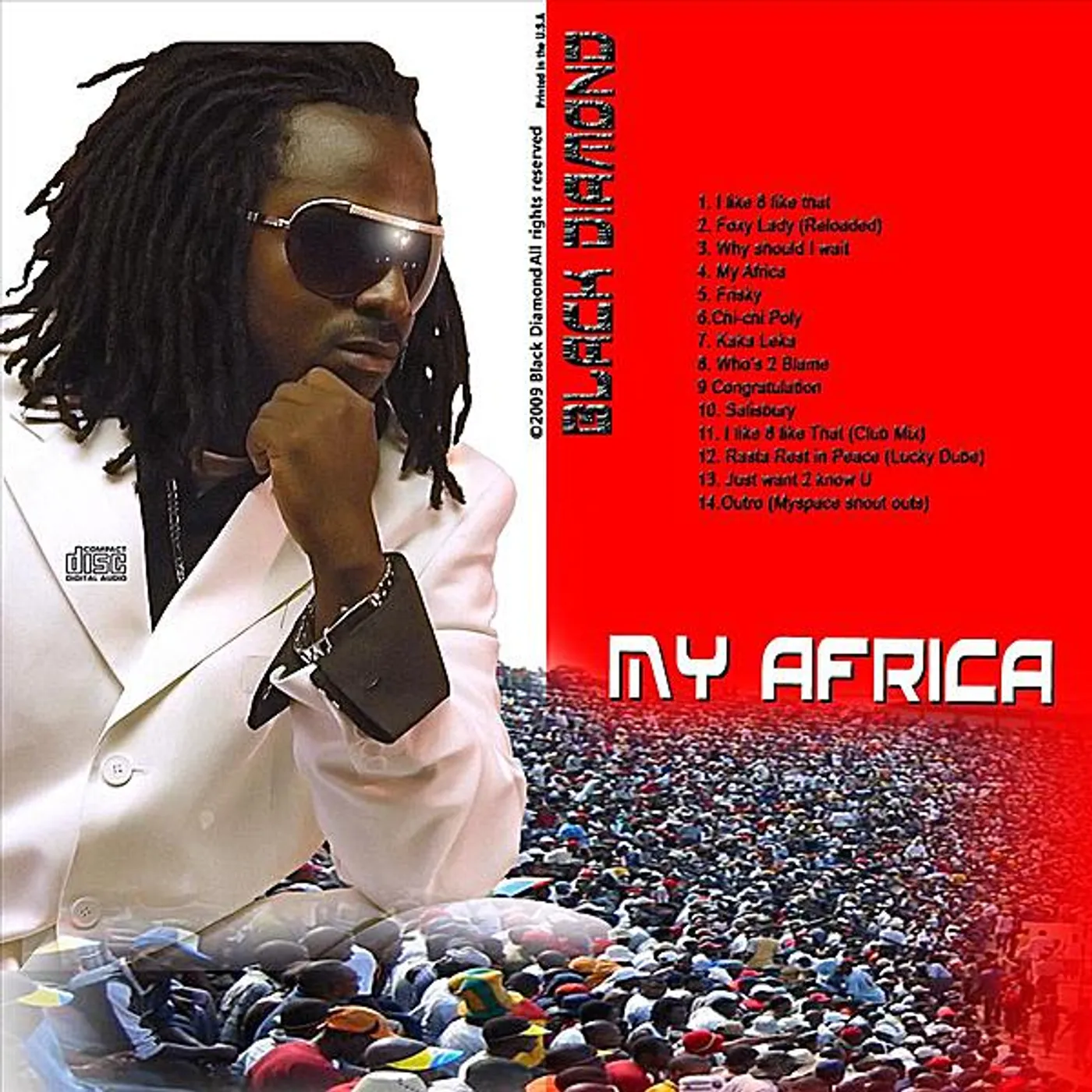 Diamond Black MY AFRICA CD
