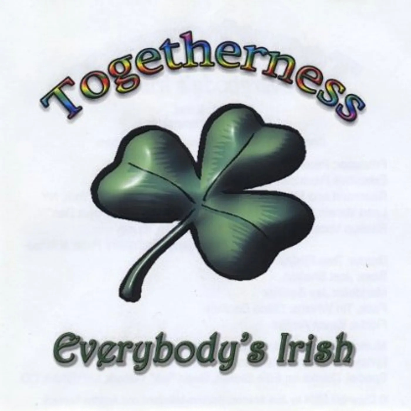 Togetherness EVERYBODY'S IRISH CD