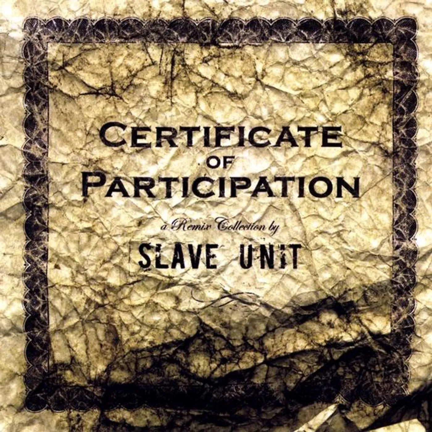 Slave Unit CERTIFICATE OF PARTICIPATION CD