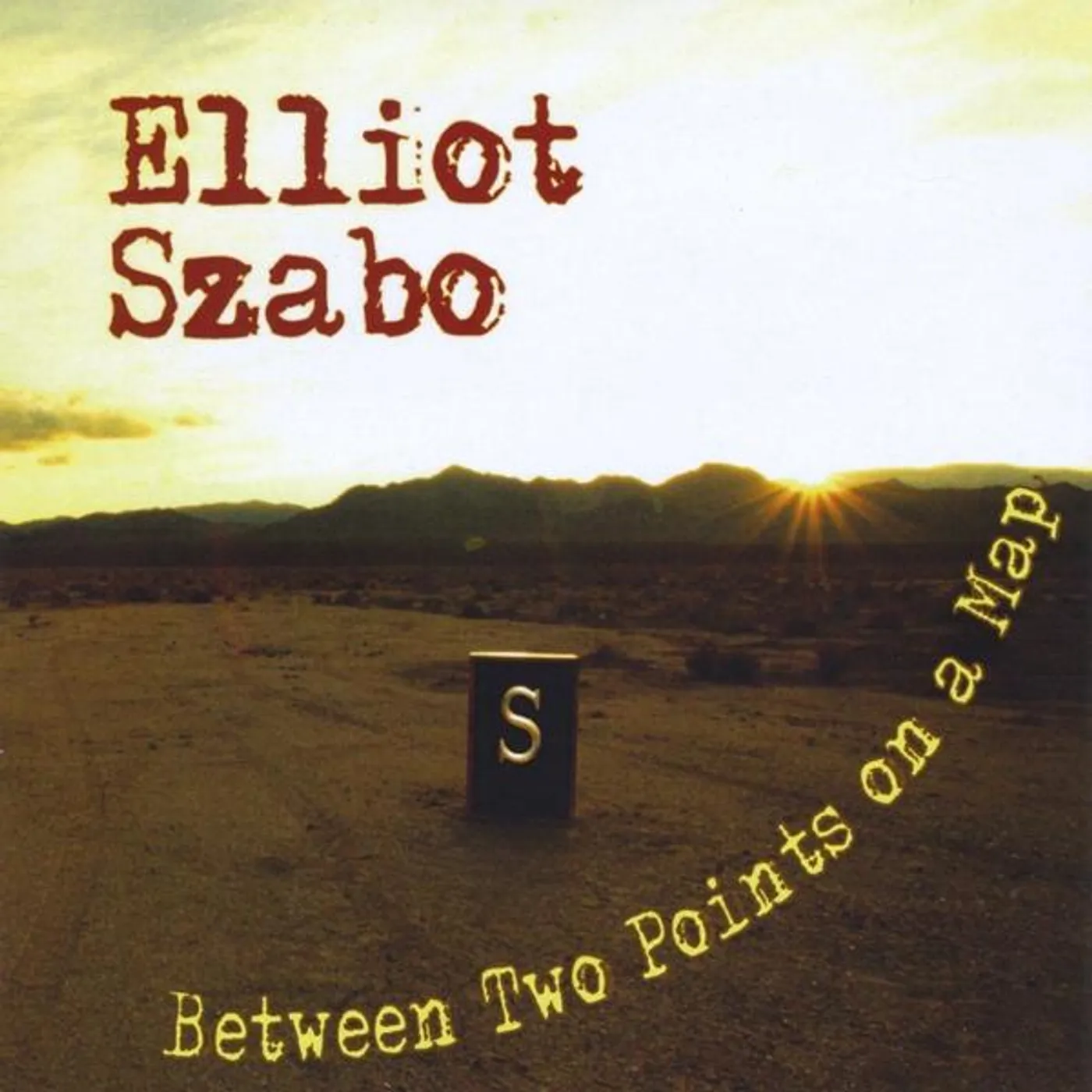 Elliot Szabo BETWEEN TWO POINTS ON A MAP CD