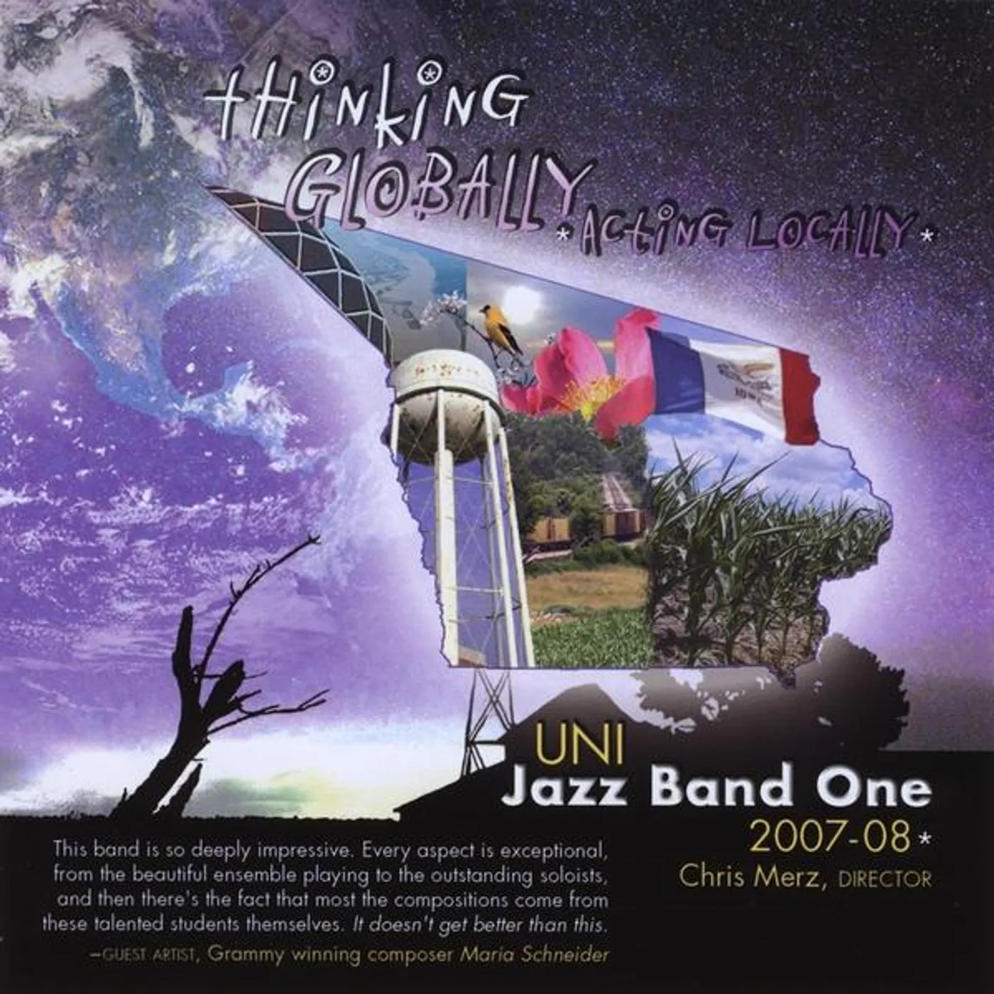 UNI Jazz Band One THINKING GLOBALLY ACTING LOCALLY CD