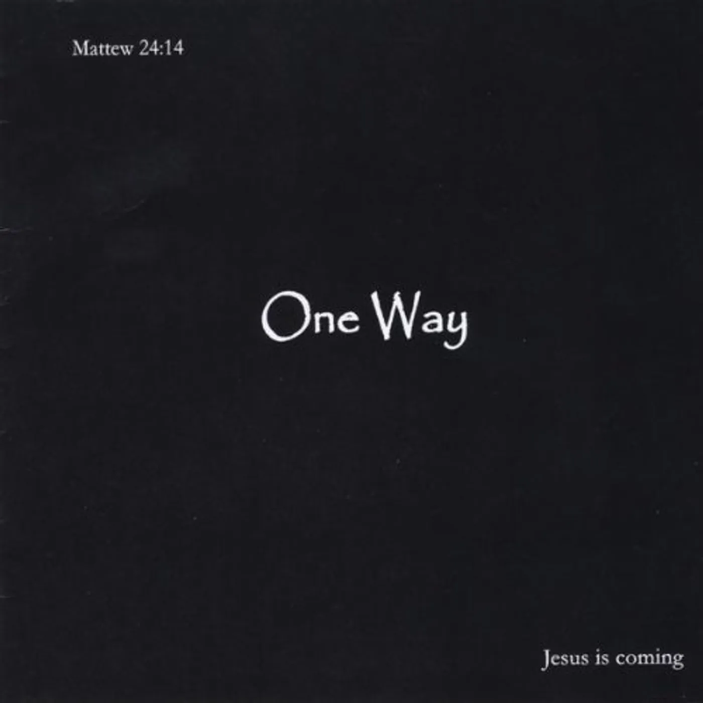 One Way FORGIVEN CD