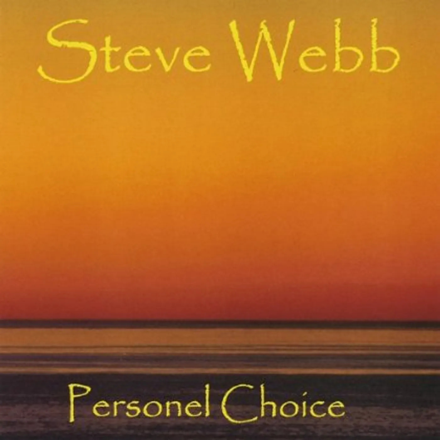 Steve Webb PERSONEL CHOICE CD